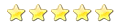 5 Star Rating